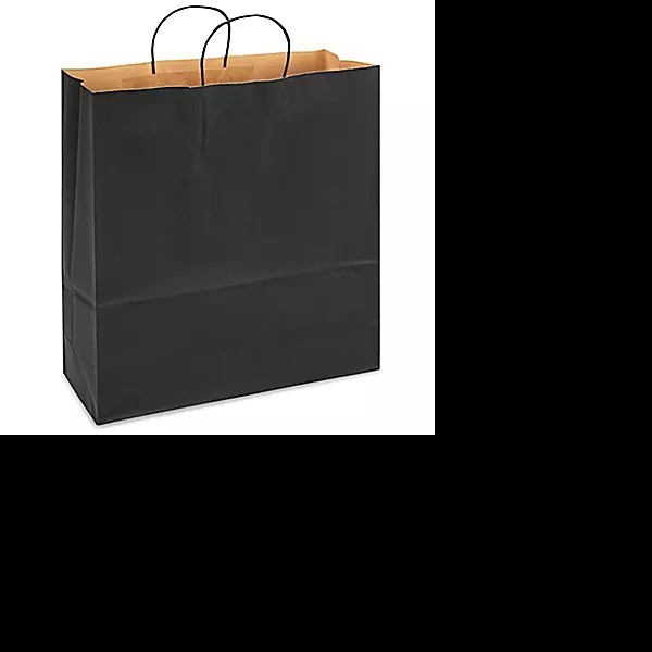 BOLSA KRAFT JUM. NEGRA COLOR-S C.200